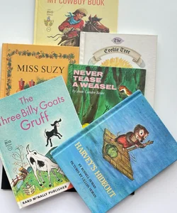 Set of 6 Illustrated Children’s Books from the 1960s