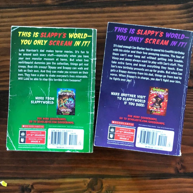 Slappy Birthday to You and I am Slappy’s Evil Twin Book Set