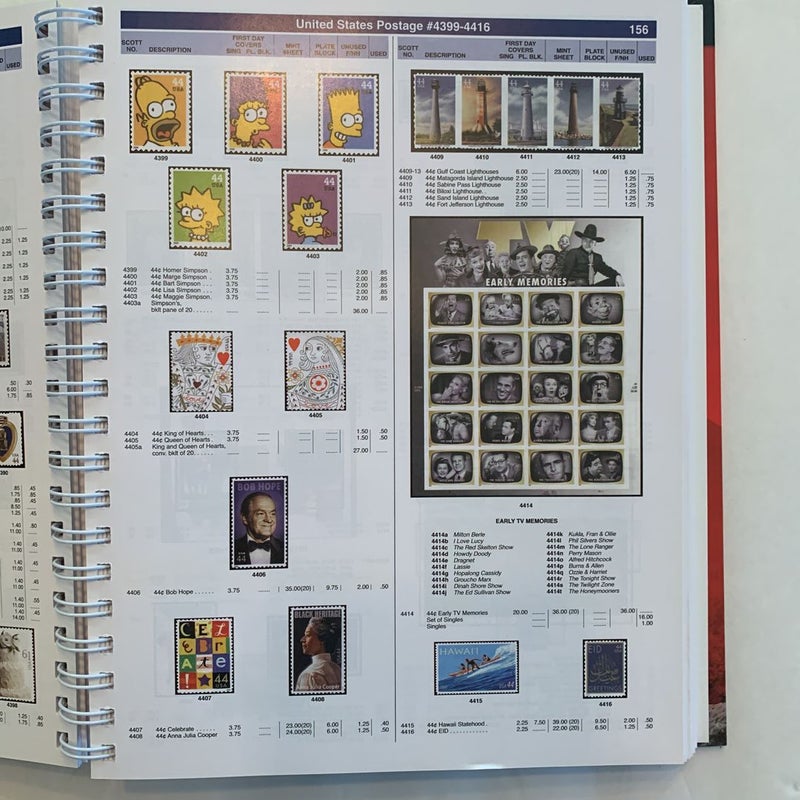 2018 US/BNA Stamp Catalog, Harris Co.