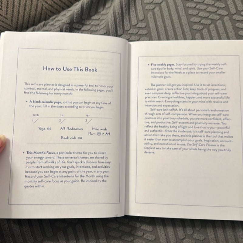 The Self-Care Planner