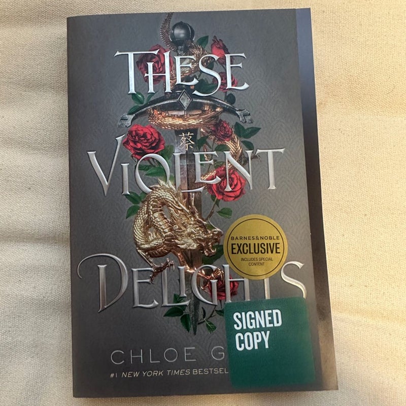 The violent delights signed special edition Chloe gong