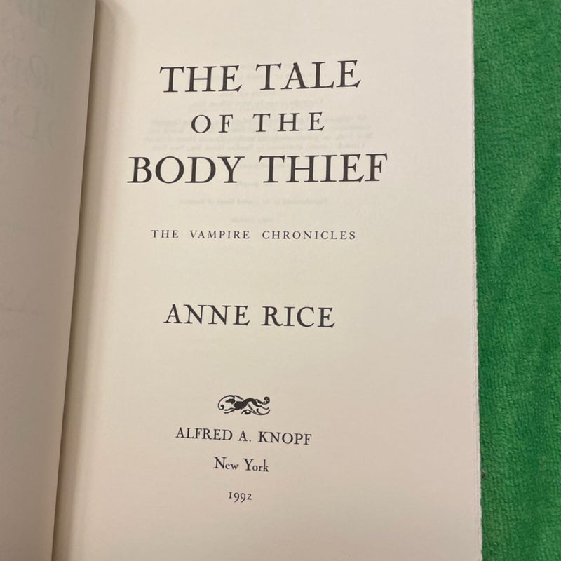 The Tale of the Body Thief