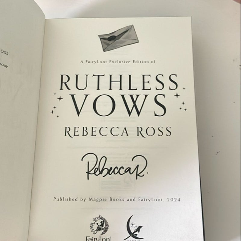 Ruthless Vows (Fairyloot Edition)