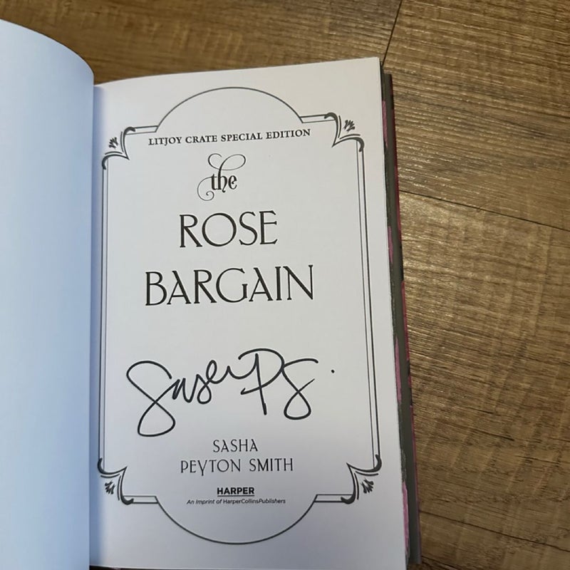 The Rose Bargain - Signed Litjoy crate edition