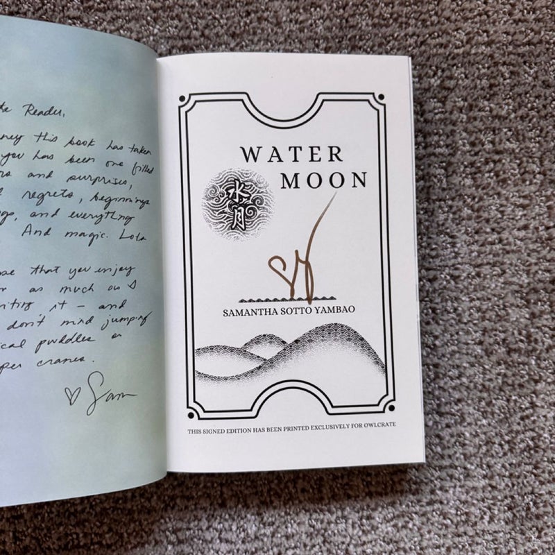 Water Moon Owlcrate Edition