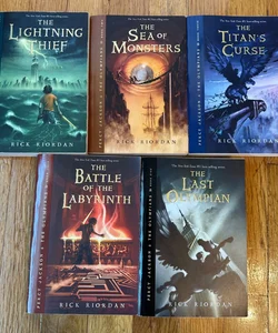 Disney Percy Jackson Series, Rare, Out of Print, First Editions