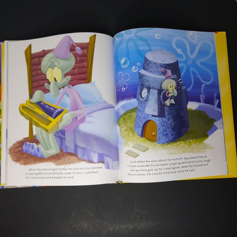 The Sponge Who Saved Christmas [SpongeBob SquarePants] [Big Golden Book]