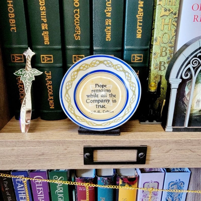 Bookish Box Lord of the Rings Hobbit Dish