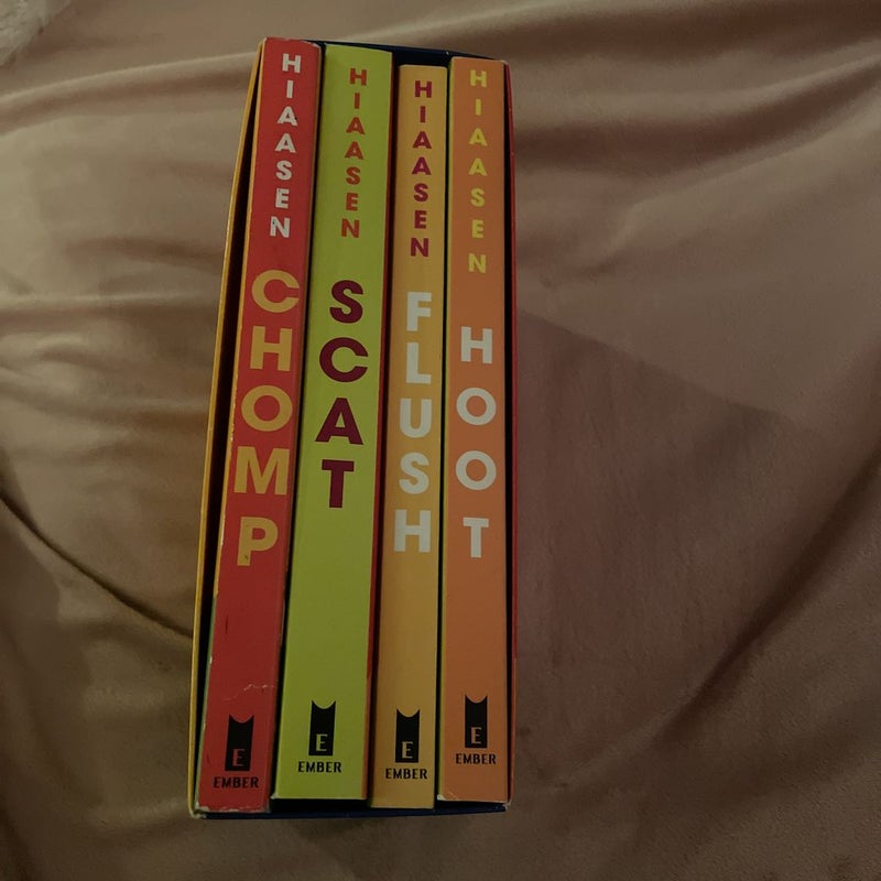 Hiaasen 4-Book Trade Paperback Box Set