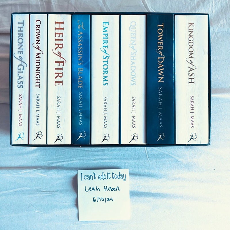 Blue UK Throne of Glass Boxset 