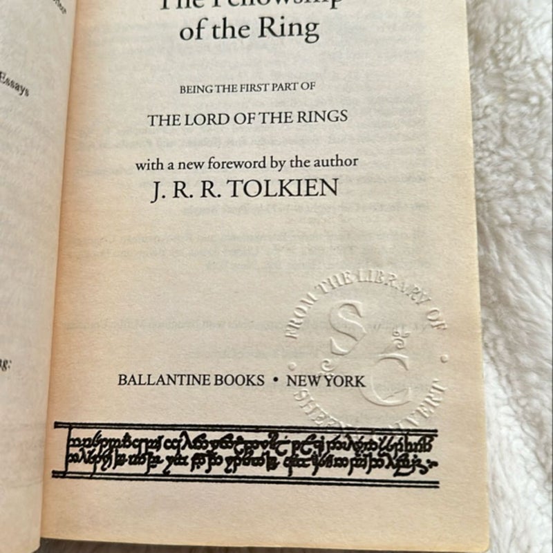 The Fellowship of the Ring