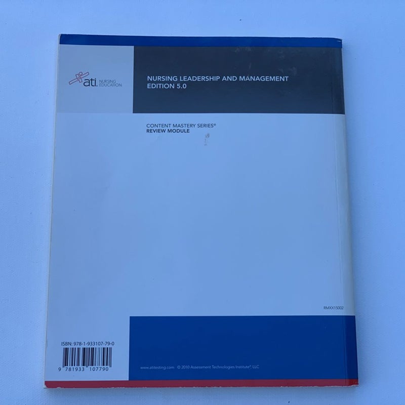 Nursing Leadership and Management Edition 5.0