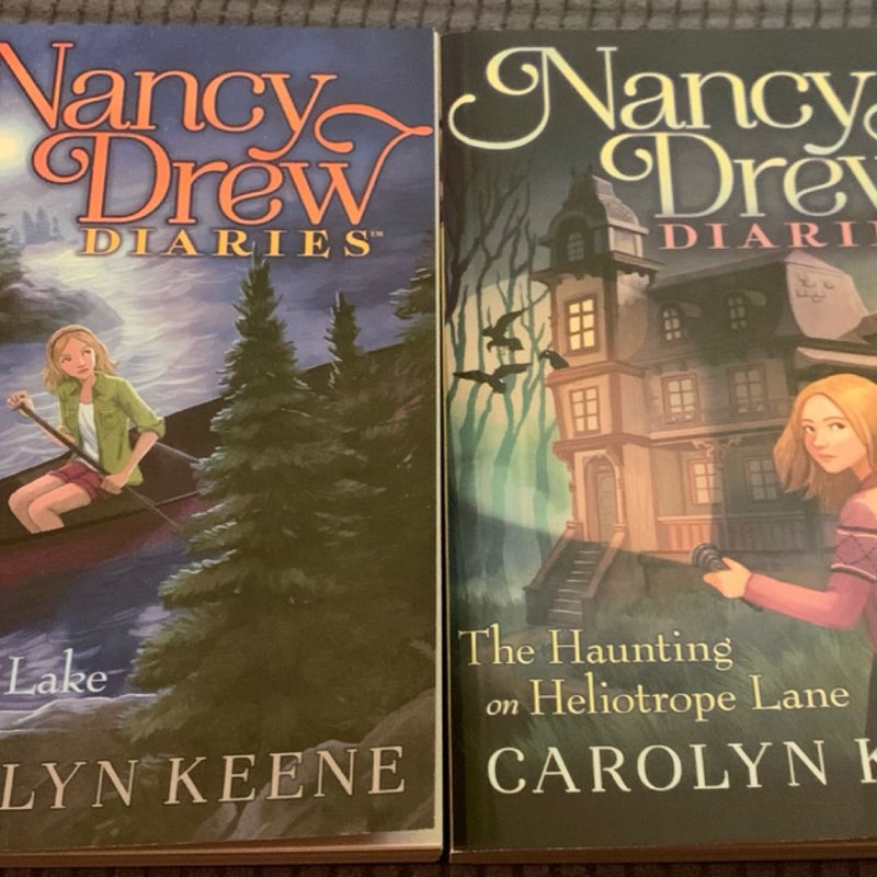 The Nancy Drew Diaries 4pc lot