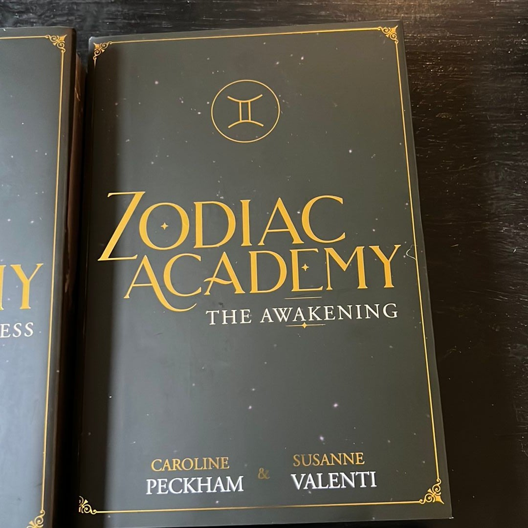 Zodiac Acedemy 1-4 Bookish Box Signed Editions by Caroline Peckham 