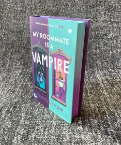 My Roommate Is a Vampire Fairyloot SIGNED edition with sprayed edges