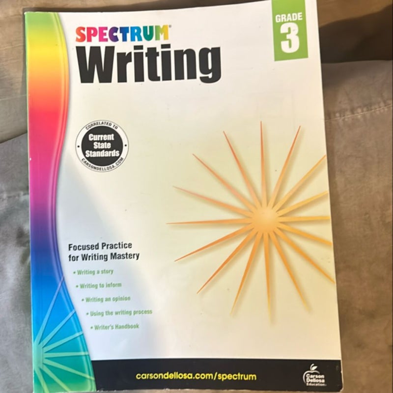 Spectrum Writing, Grade 3