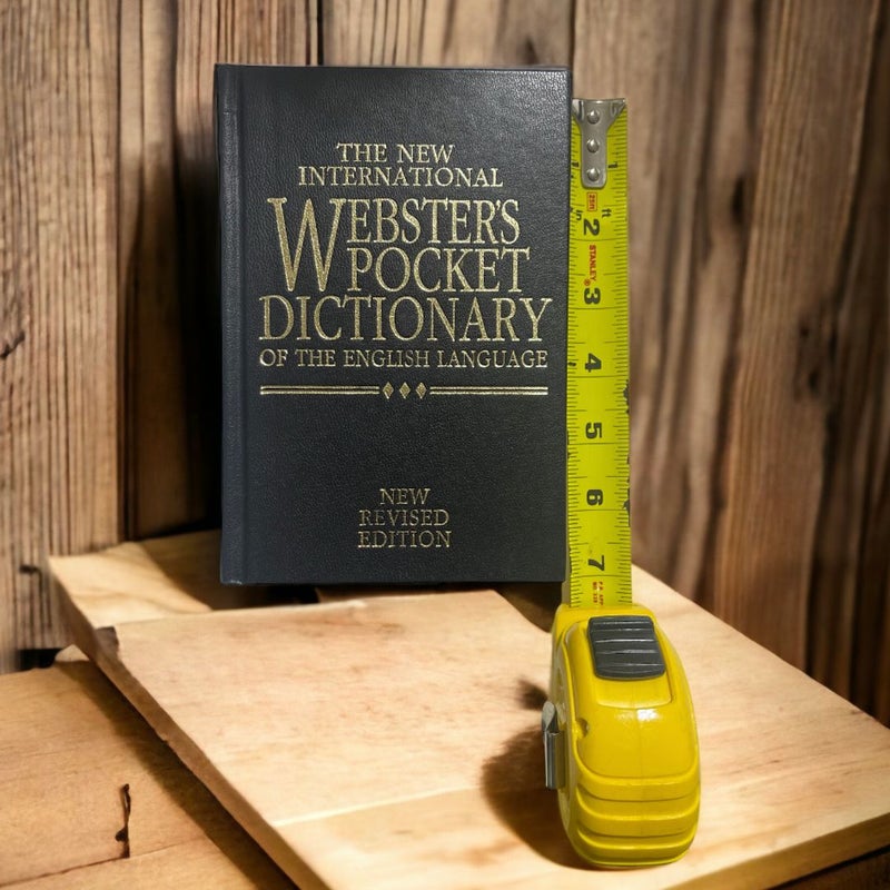 The new international Webster pocket dictionary of the English language