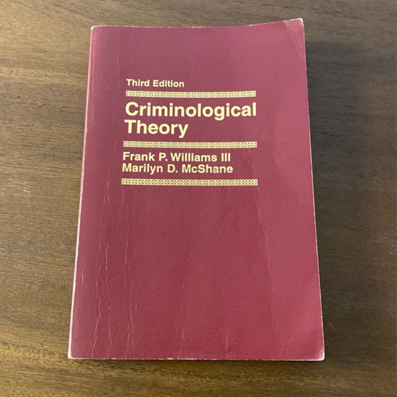 Criminological Theory