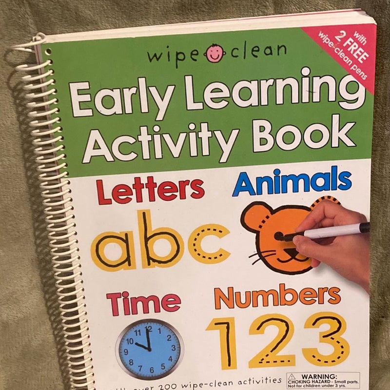 Wipe Clean - Early Learning Activity Book