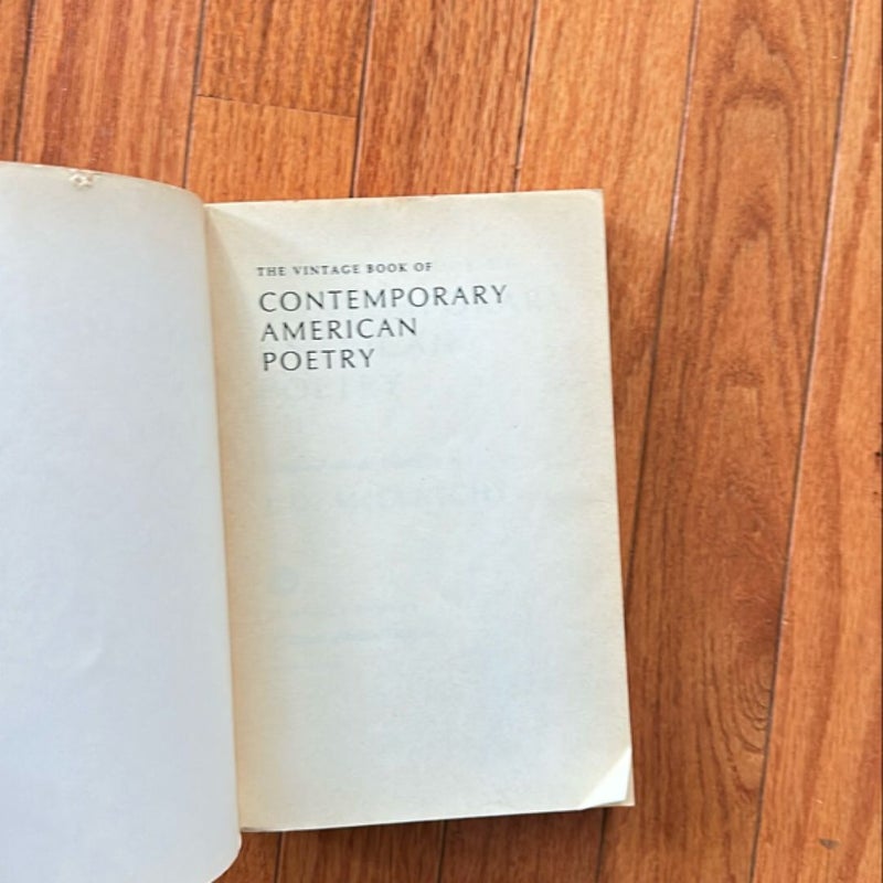 The Vintage Book of Contemporary American Poetry