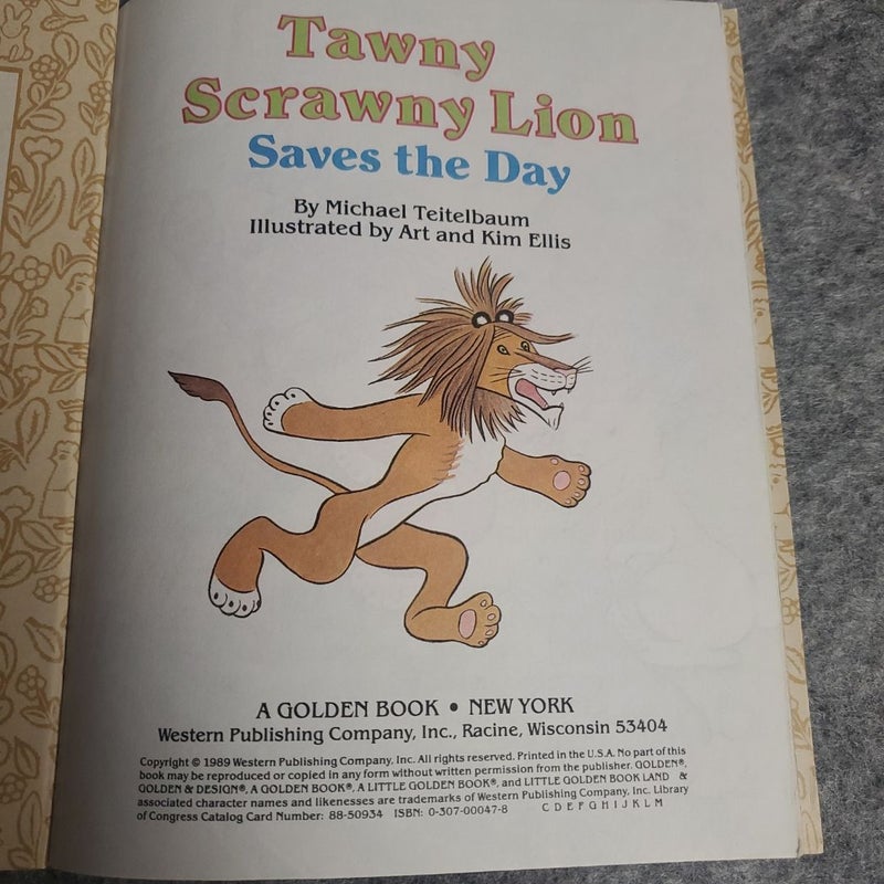 Tawny Scrawny Lion Saves the Day