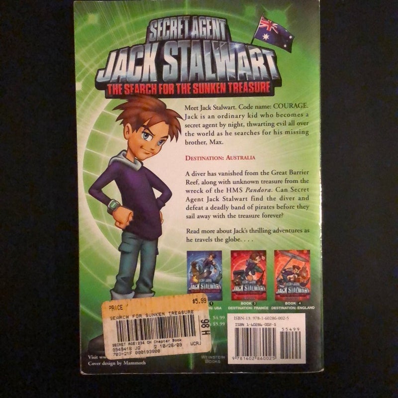 Secret Agent Jack Stalwart: Book 2: the Search for the Sunken Treasure: Australia