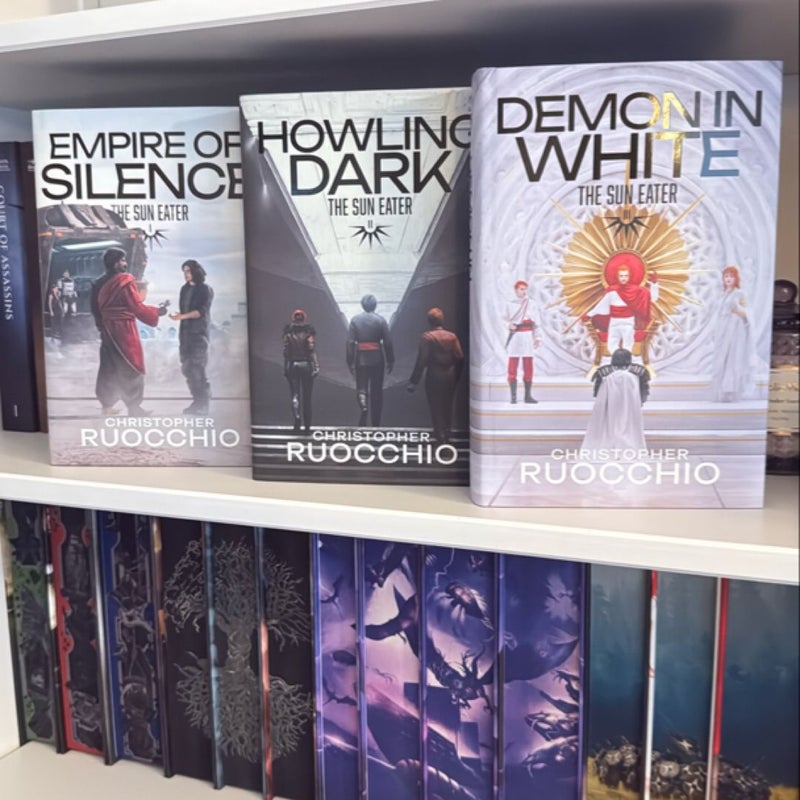 The Sun Eater series books 1-3 signed, The Broken Binding NEW