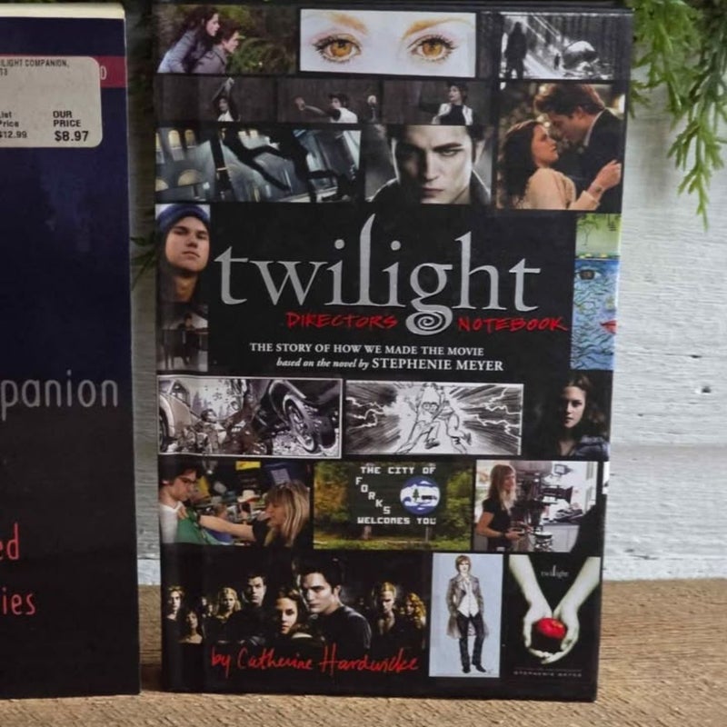 1st Print Twilight: Director's Notebook & the Twilight Companion 