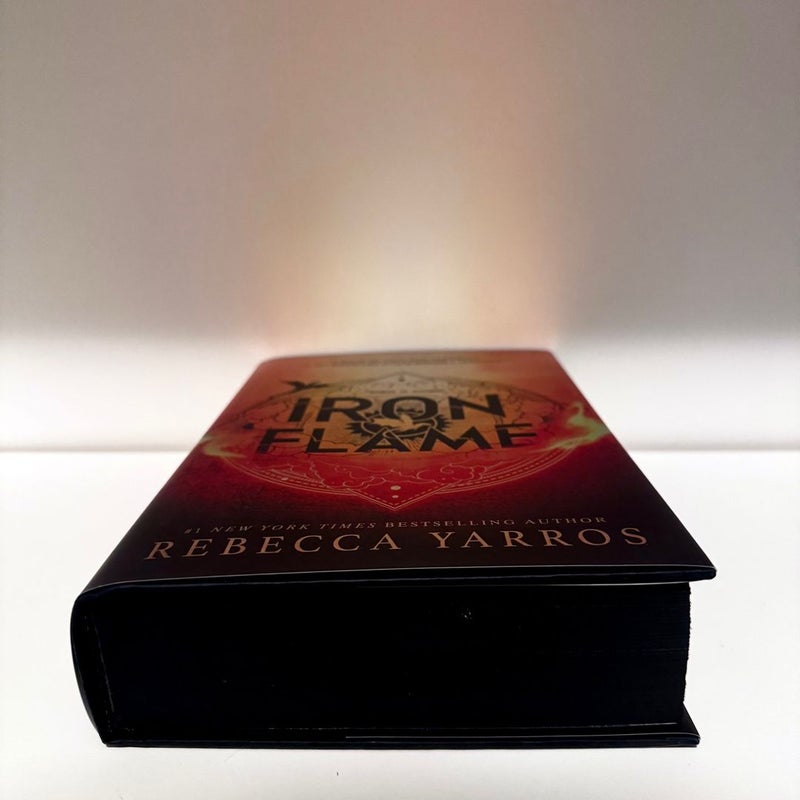 Iron Flame (1st edition/1st printing) with sprayed edges