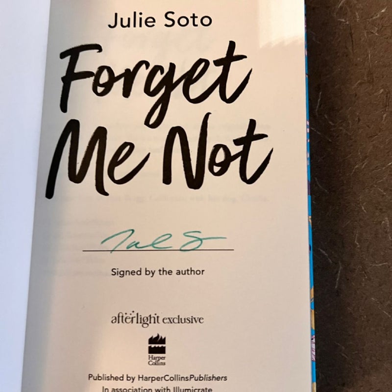 Forget Me Not (Signed)