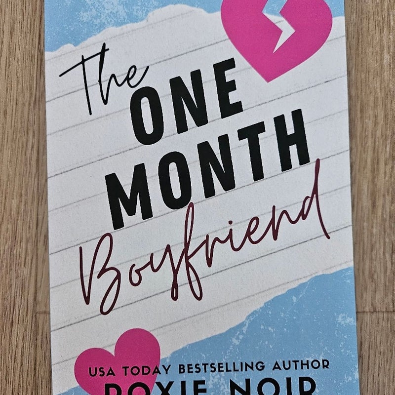 SIGNED The One Month Boyfriend by Roxie Noir (Special Edition)