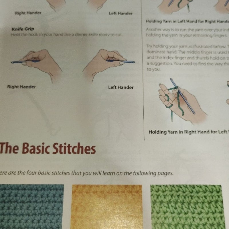 Learn Crochet by Susan Bates – 16 Easy Projects with Step-by-Step Photos