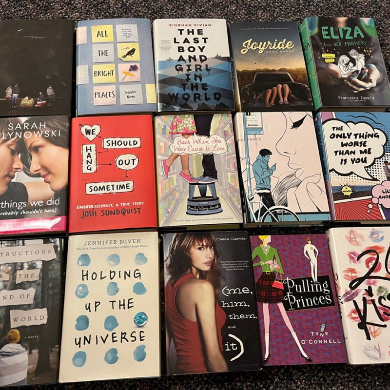 YA 15 Hardback Book Bundle