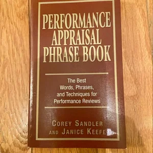 Performance Appraisal Phrase Book