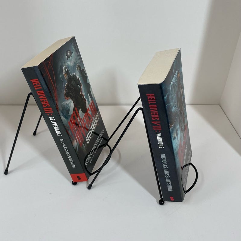 Lot of Two (2) Hell Divers Books: Deliverance & Warriors