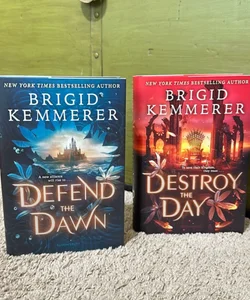 Defend the Dawn and Destroy the Day signed B&N special edition 