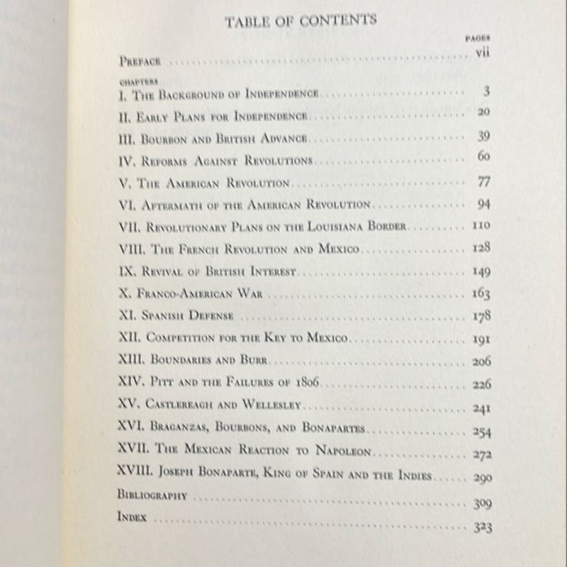 Foreign Interest in the Independence of New Spain (1935)