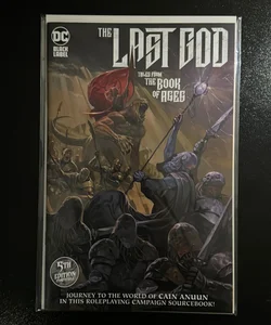 The Last God Tales From The Book of Ages 5th Edition Black Label DC Comics Cain