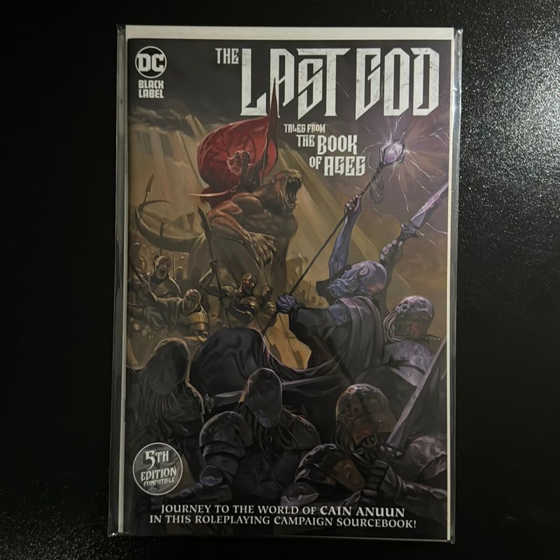 The Last God Tales From The Book of Ages 5th Edition Black Label DC Comics Cain