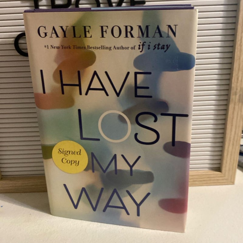 I Have Lost My Way