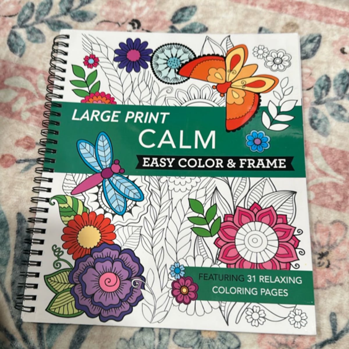 Large Print Easy Color & Frame - Calm by New Seasons