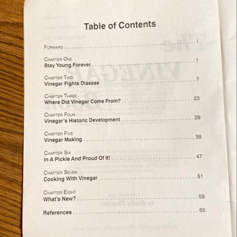 The Vinegar Book