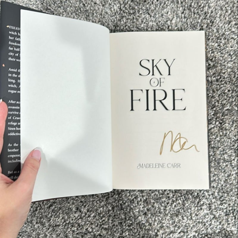 SIGNED Sky Of Fire 