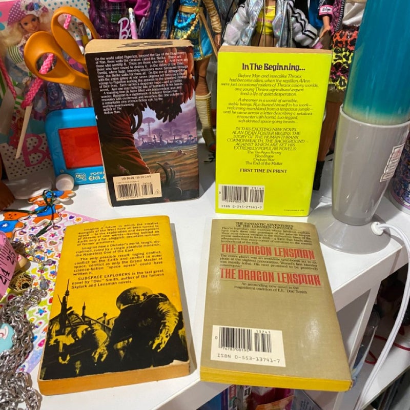 vintage sci-fi book bundle