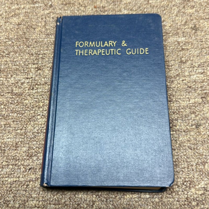 Formulary and therapeutic guide