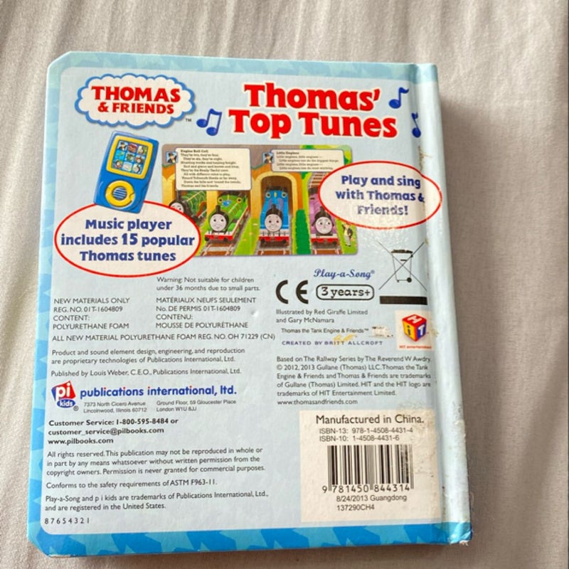 Thomas top tunes 