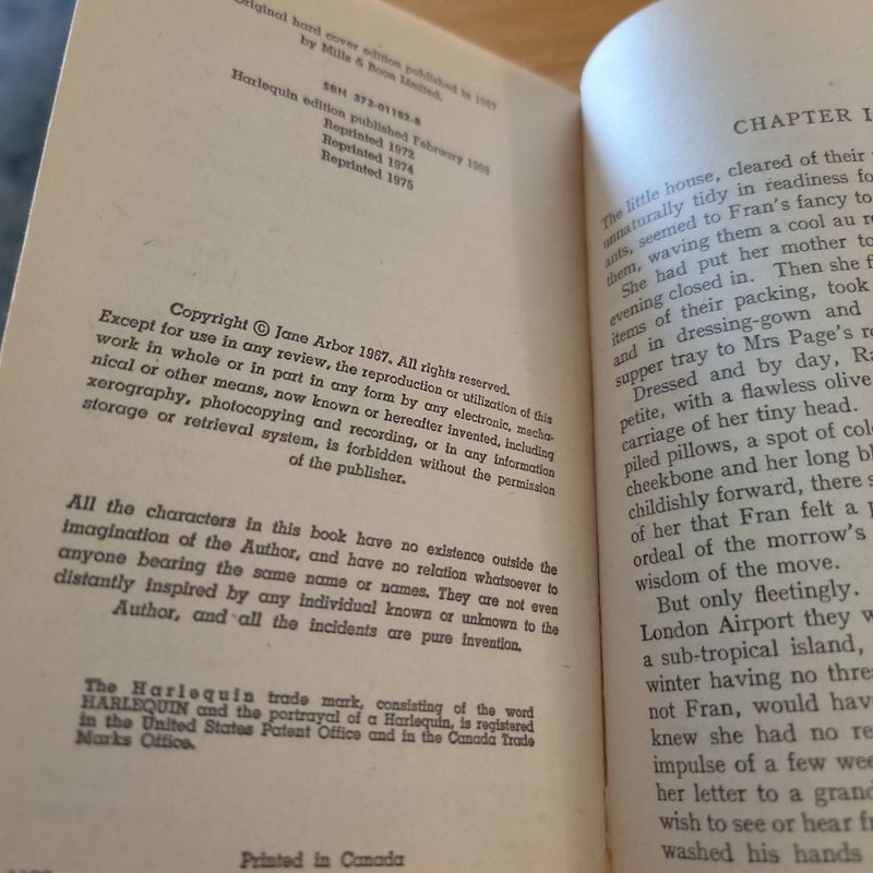 Golden Apple Island (1967 Harlequin)