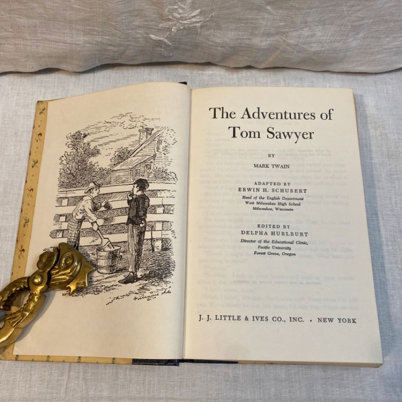 Library Edition Tom Sawyer Huckleberry Finn & Prince & The Pauper Book 1951