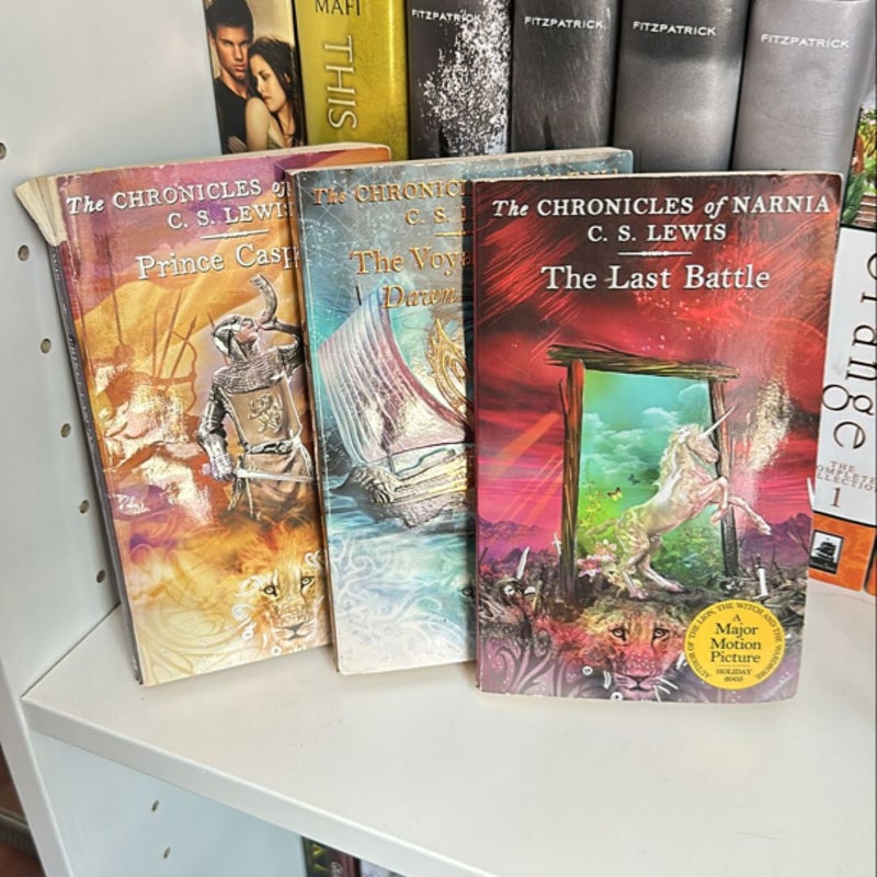 The Chronicles of Narnia books 4,5, and 7