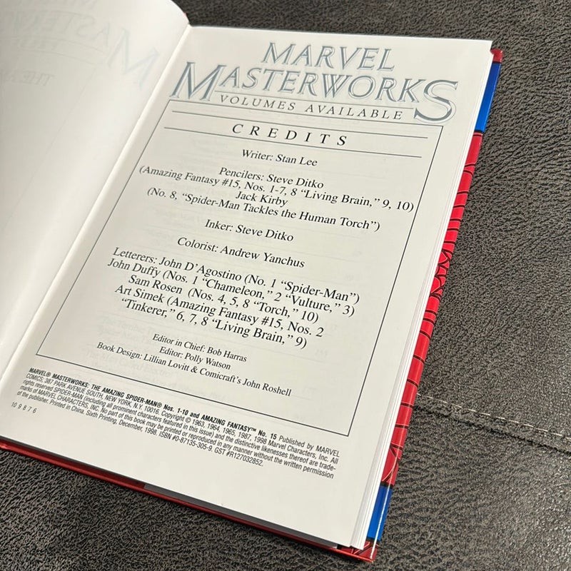Spider-Man marvel Masterworks Volume 1